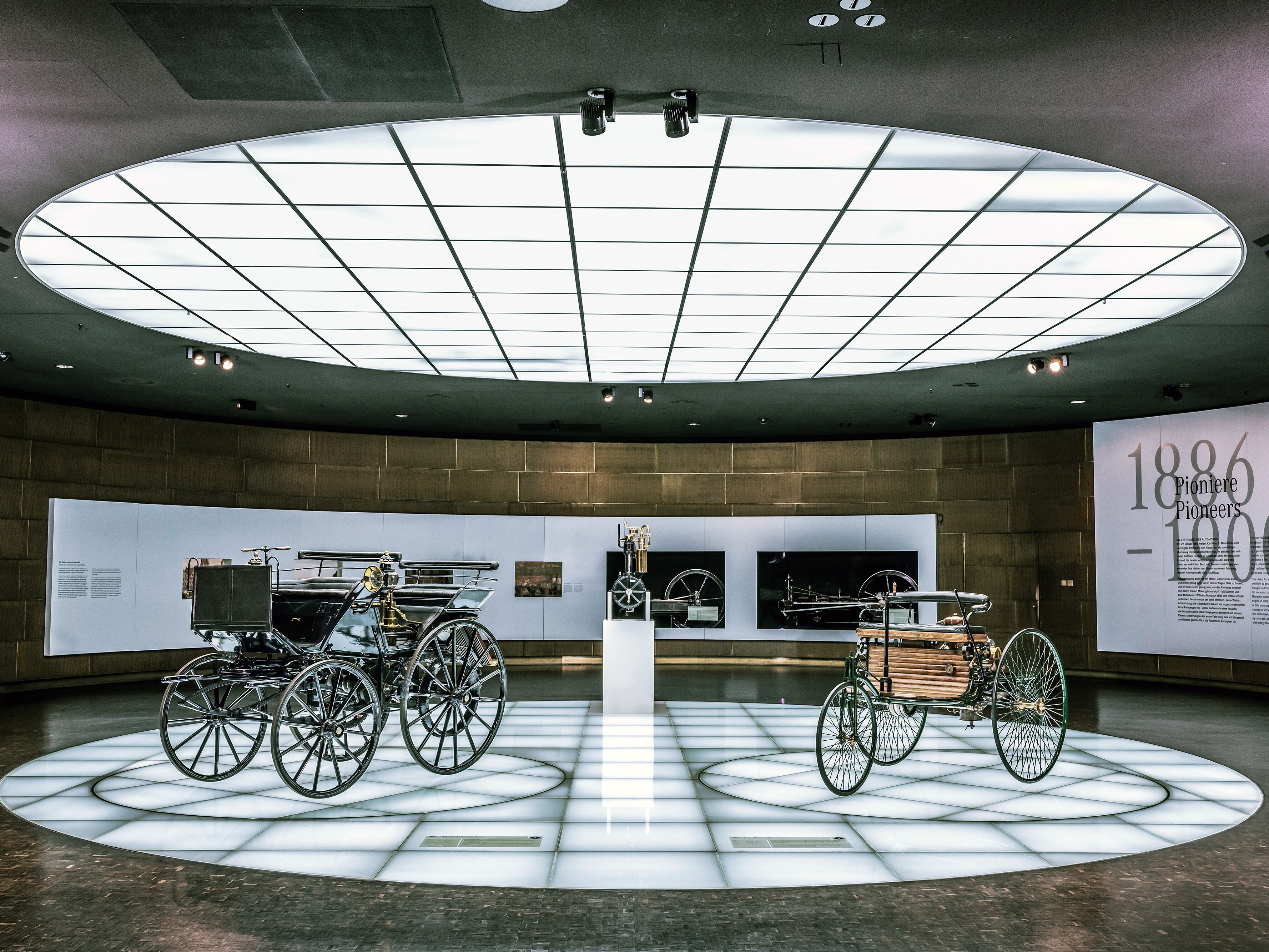 interior view of a Mercedes-Benz Museum