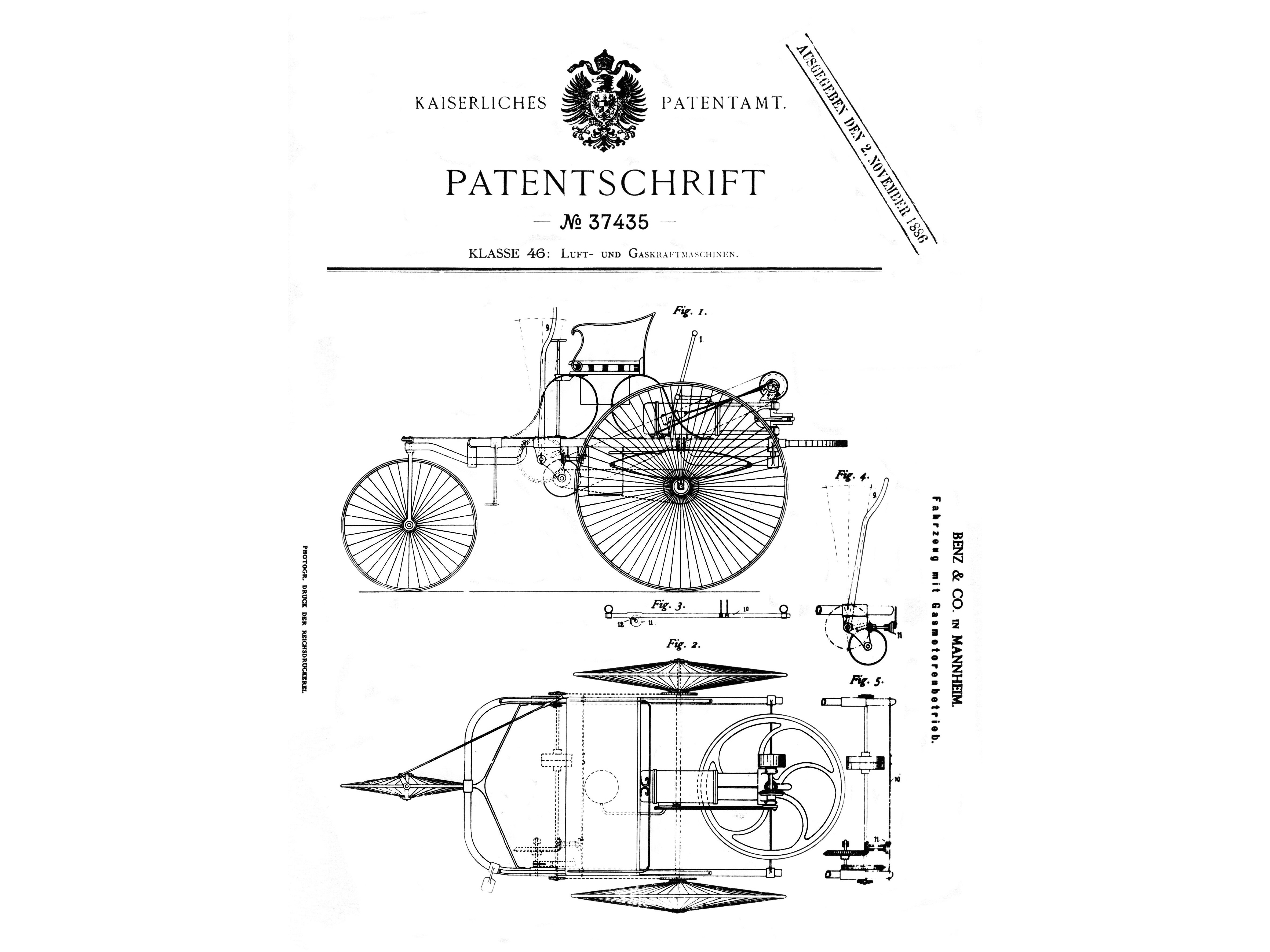 The birth certificate of the automobile