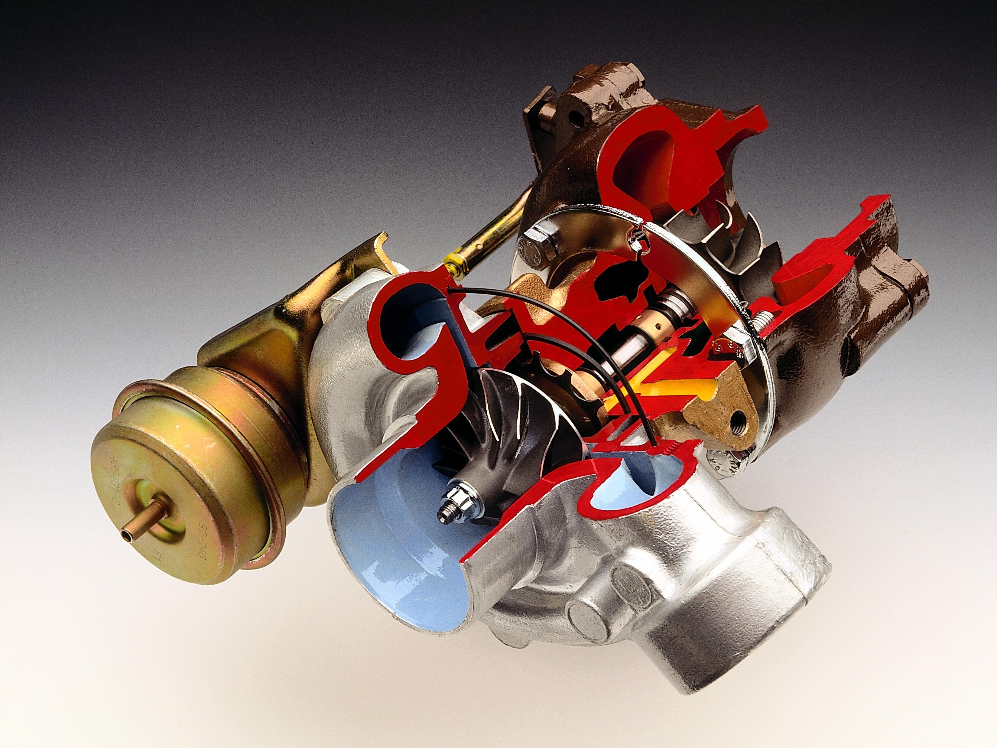 Turbocharger of the Mercedes-Benz 300