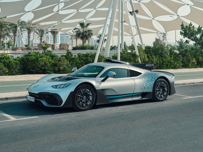 AMG ONE side AMG ONE side