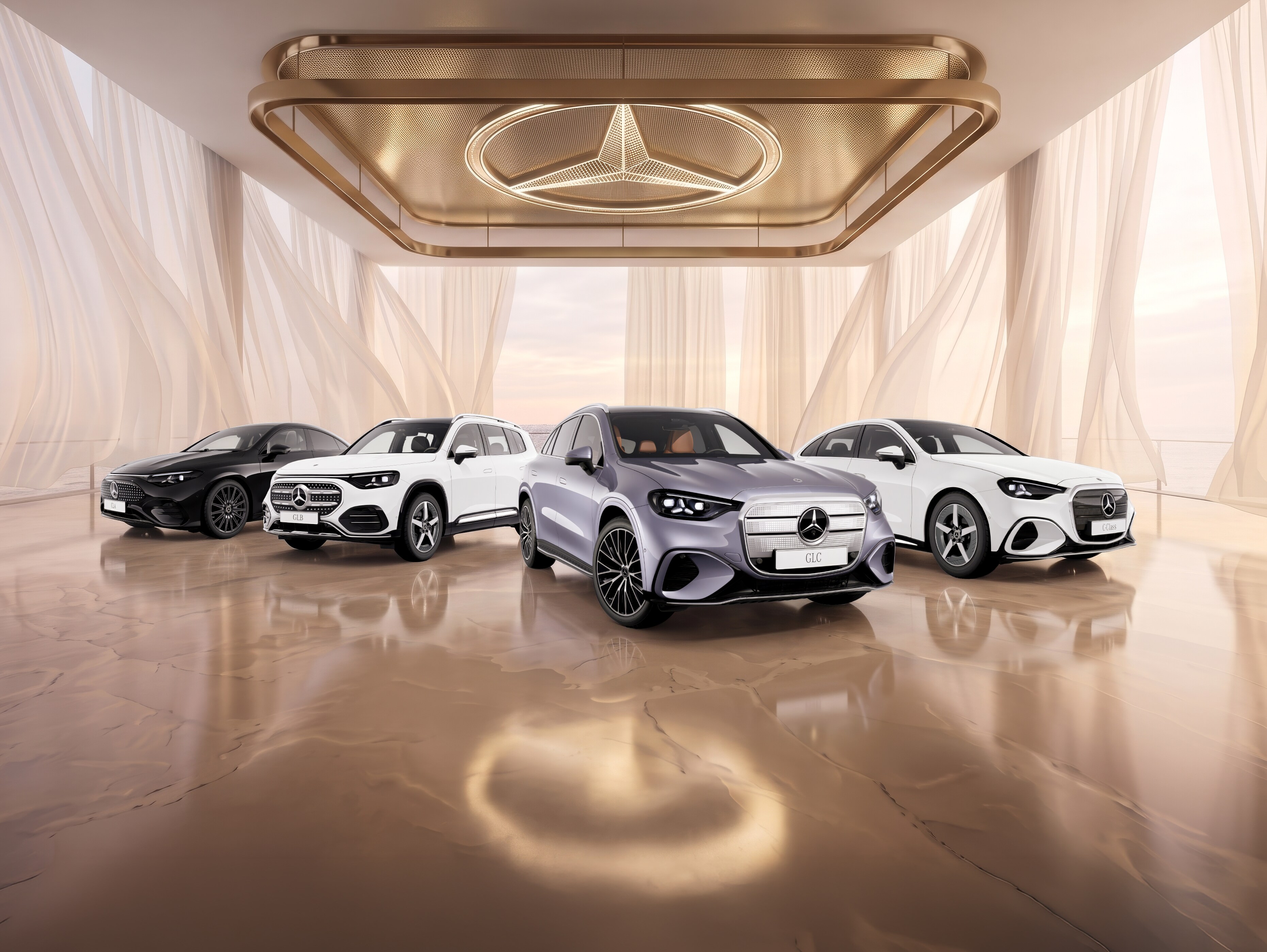 全新平治純電 GLC 及 C-Class 首展