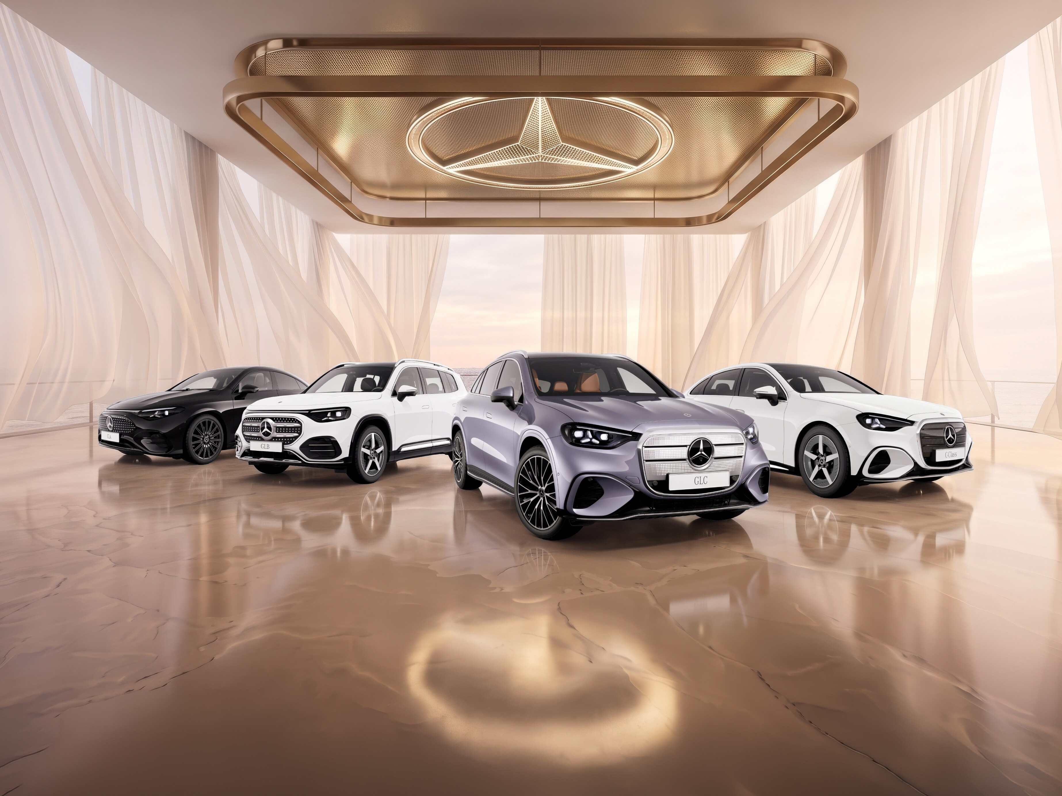 The all-new Electric GLC & Electric C-Class Premier