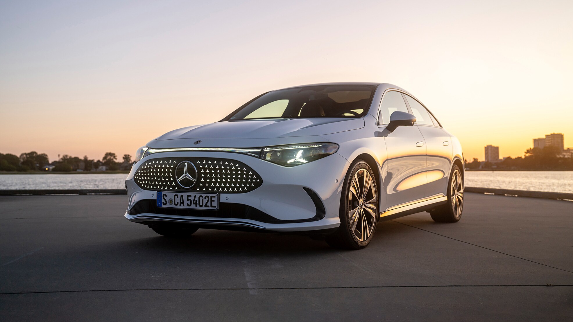 The new all-electric CLA