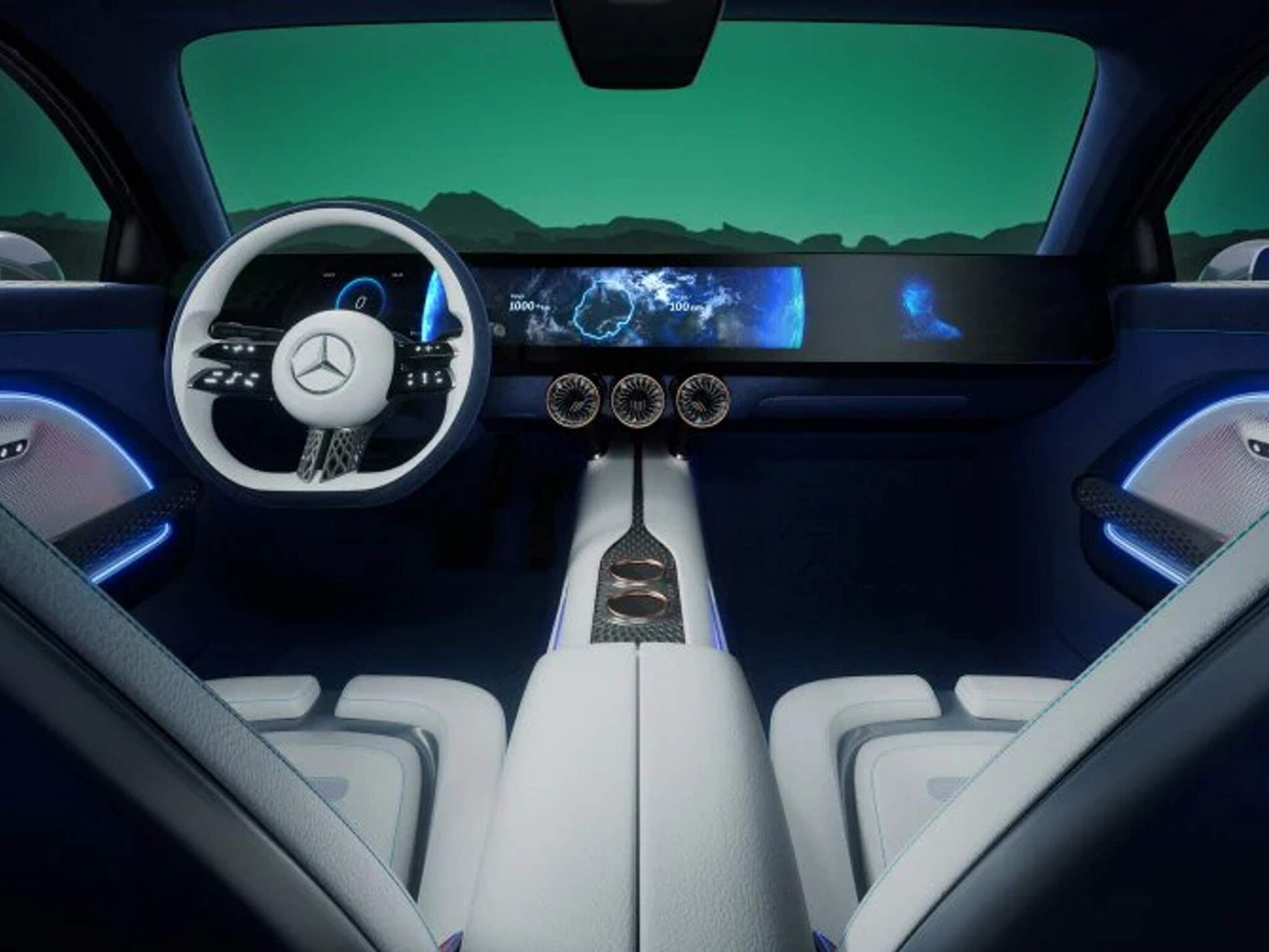 EQXX: The interior: between luxury and nature.