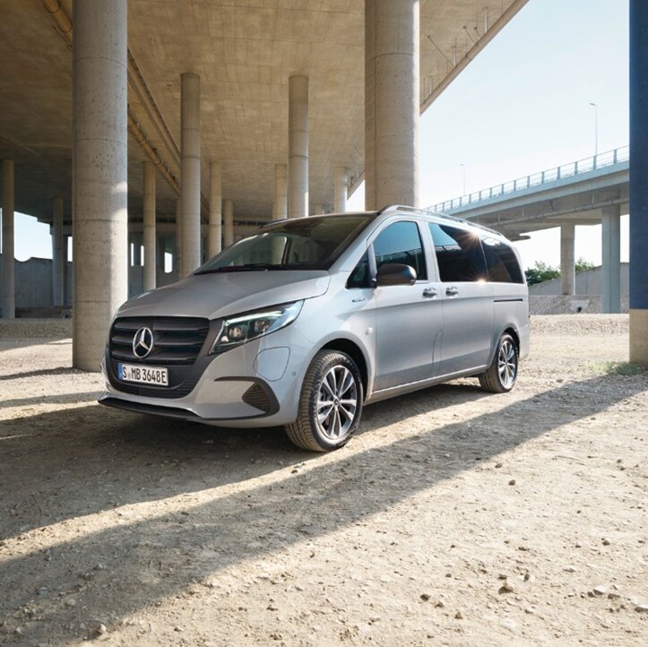 The Mercedes-Benz eVito Tourer.