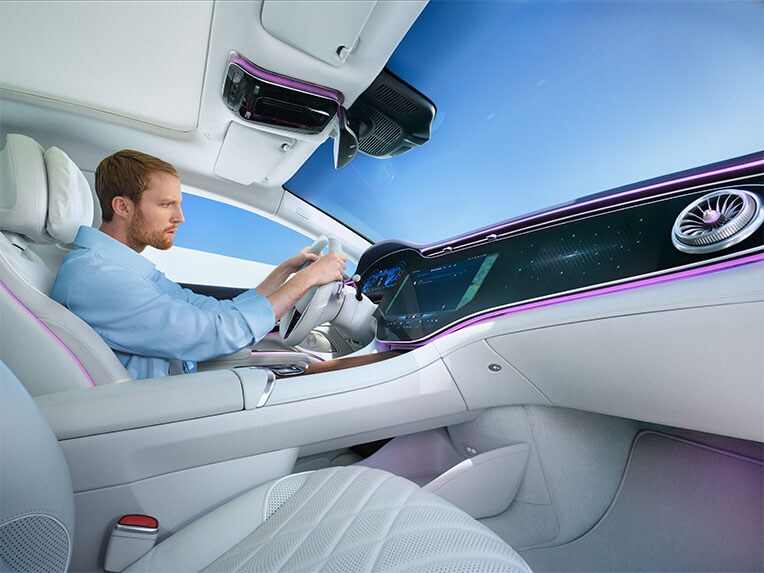 The MBUX Voice Assistant as one of various Digital Extras from Mercedes-Benz.