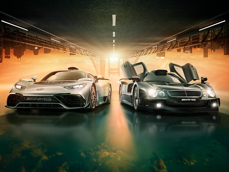Group photo of the Mercedes-AMG SL Roadster