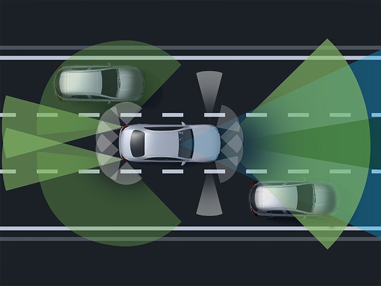 全新Mercedes-AMG GT轎跑車的駕駛輔助套裝。