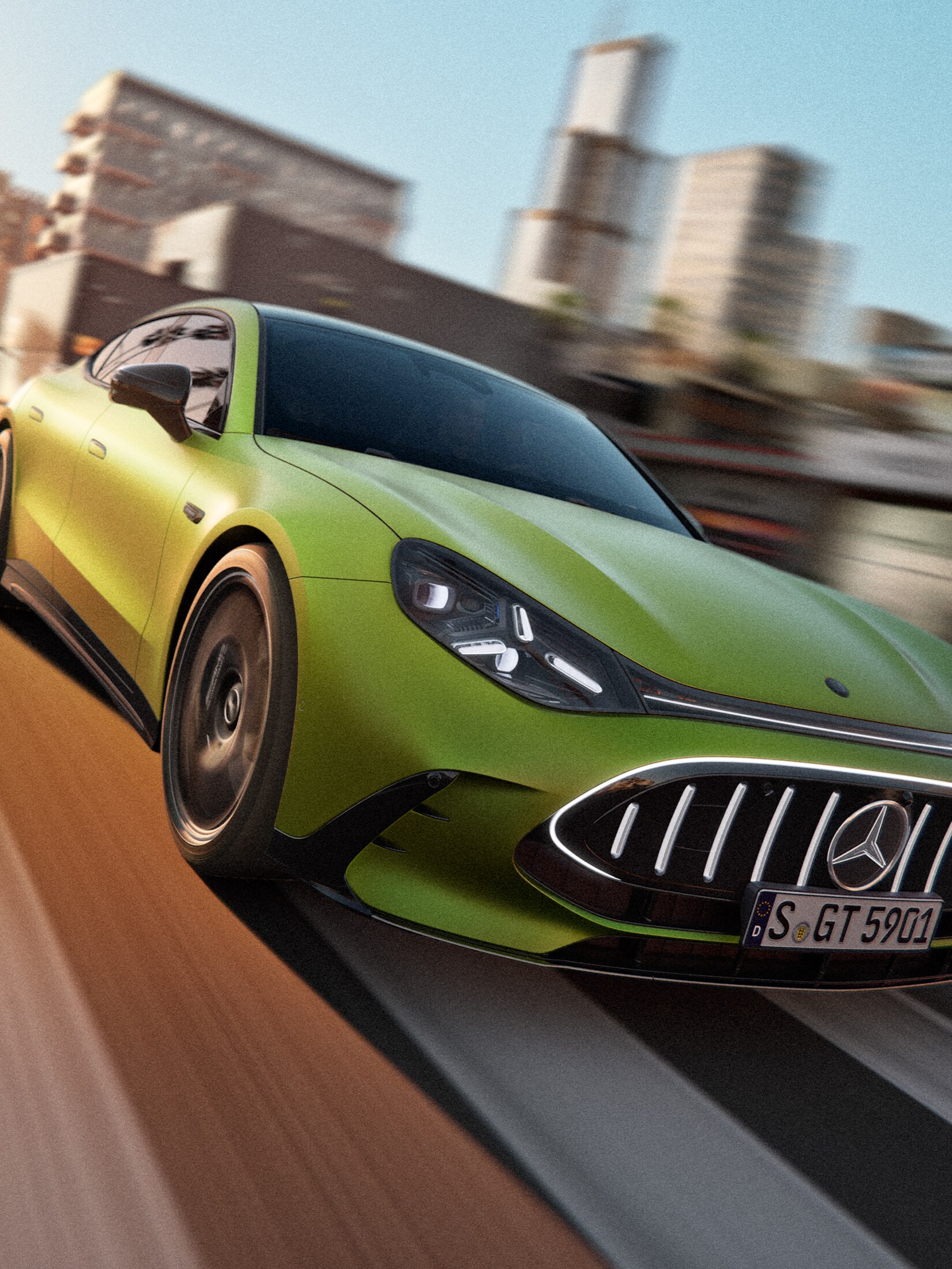 The all-new Mercedes-AMG GT 4-Door Coupé