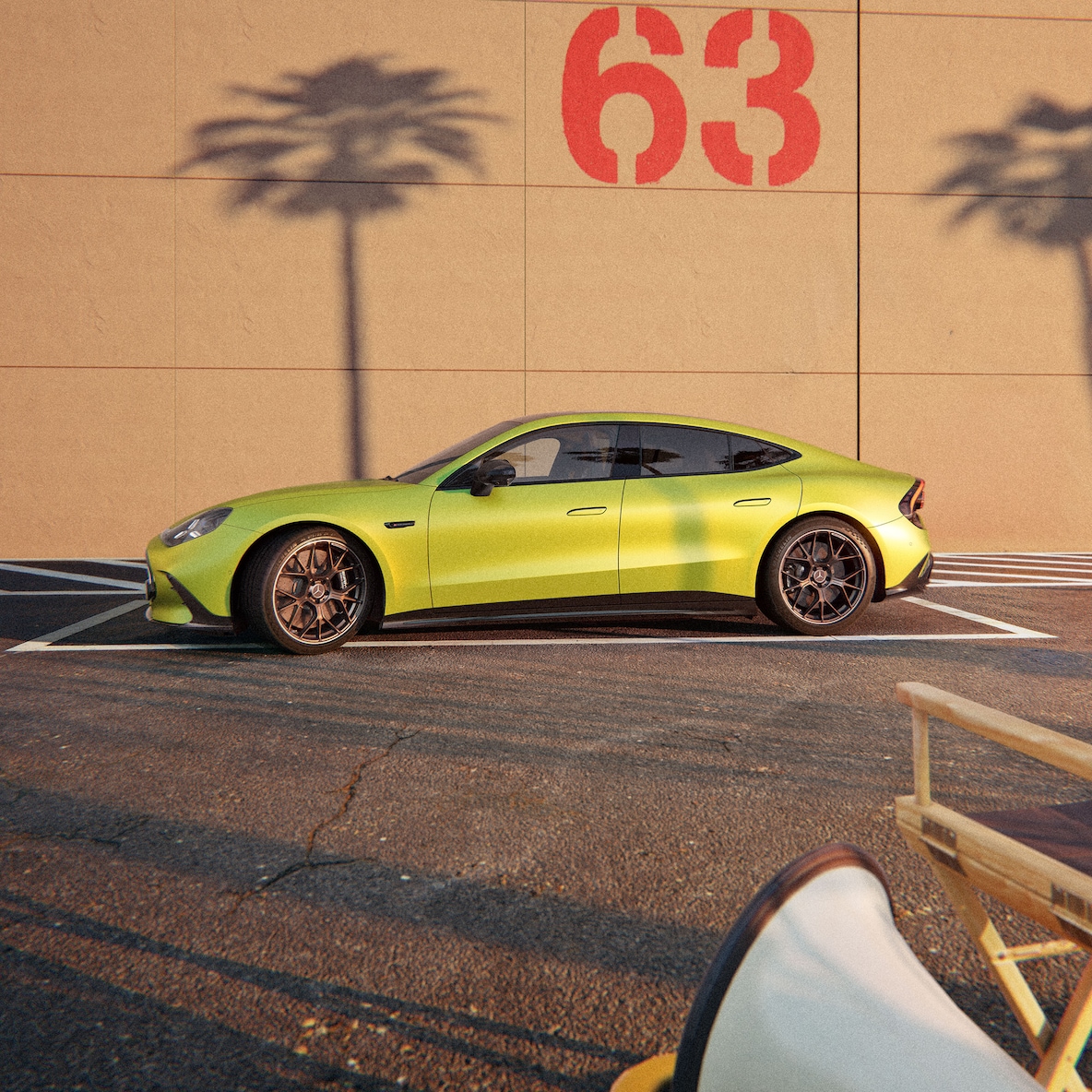 The sculpted design of the GT 4-Door Coupé from Mercedes-AMG.