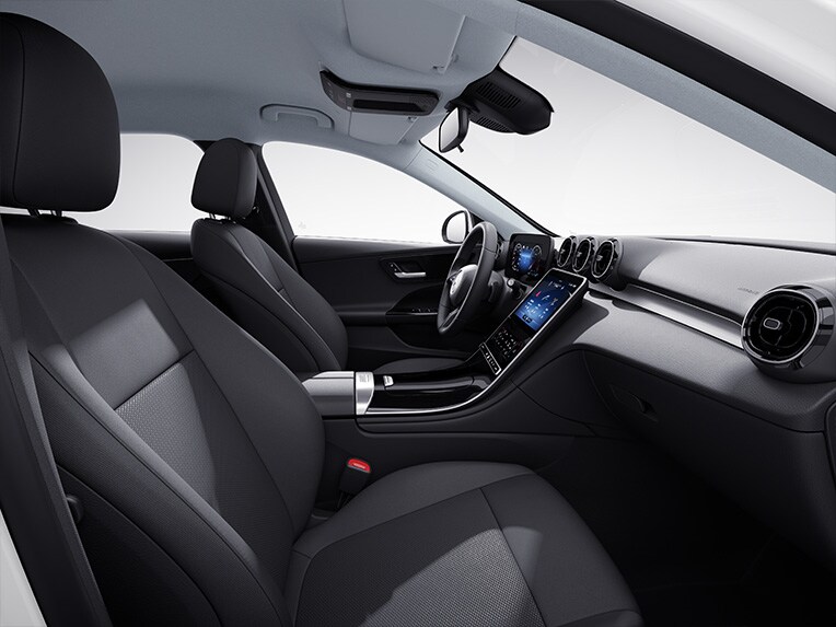 The Mercedes-Benz C-Class Saloon with standard equipment.