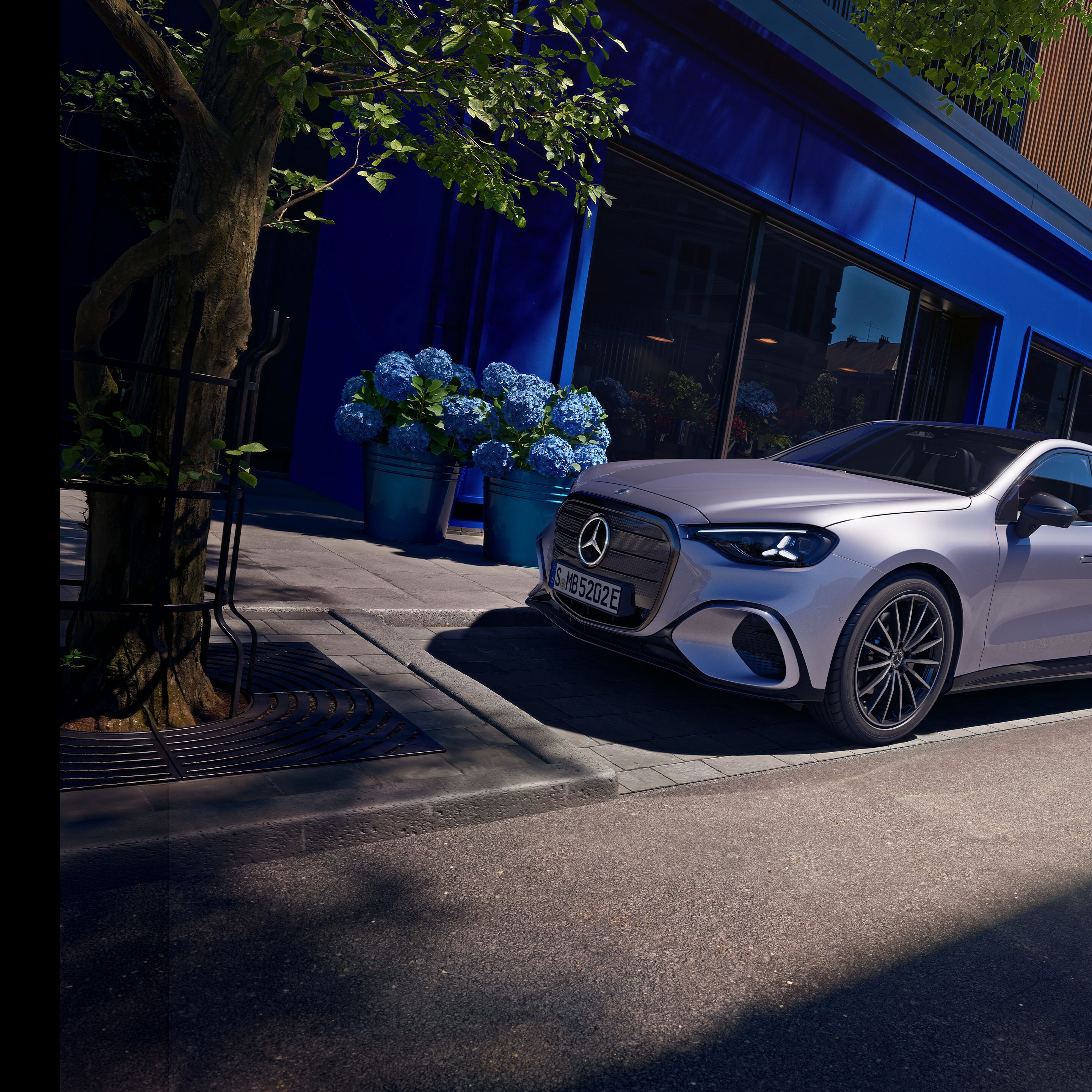Mercedes-Benz全新C-Class的車身外觀。