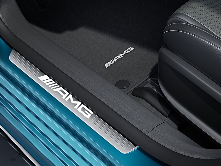 Door sill panels in the CLA Coupé from Mercedes-AMG.