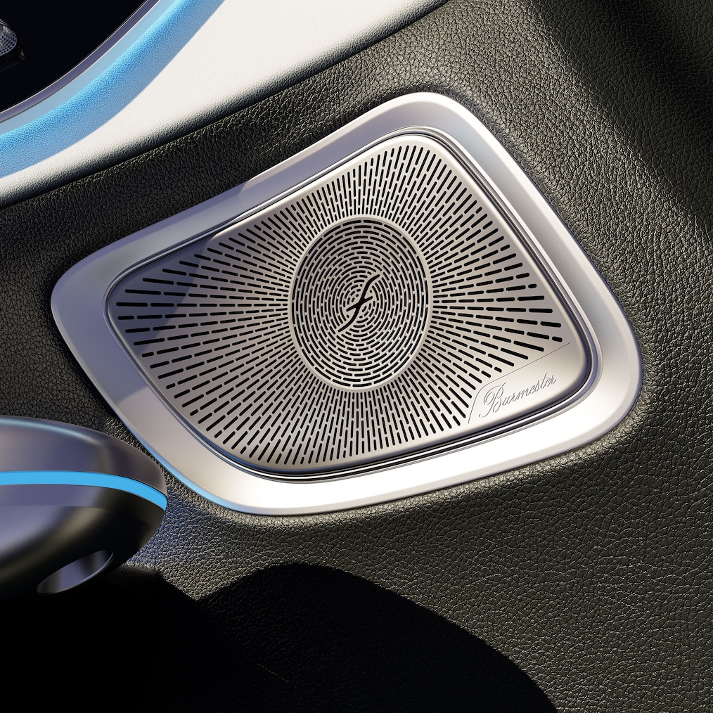 The Burmester® 3D surround sound system in the CLE Cabriolet from Mercedes-Benz.