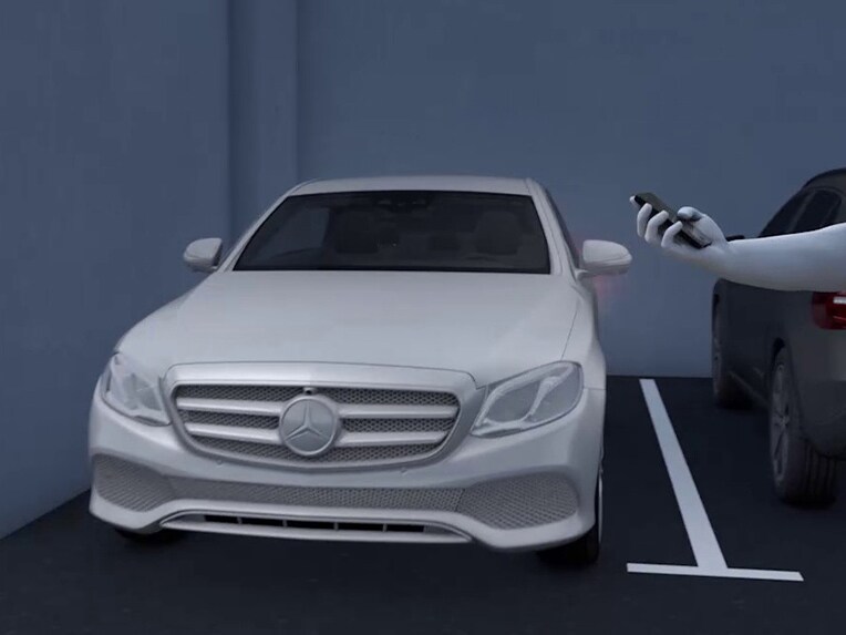 The parking systems for the new E-Class Saloon from Mercedes-Benz.