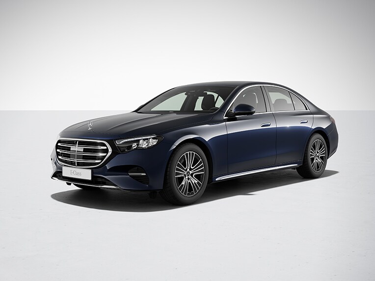 The exterior of the new E-Class Saloon from Mercedes Benz with the EXCLUSIVE equipment line.