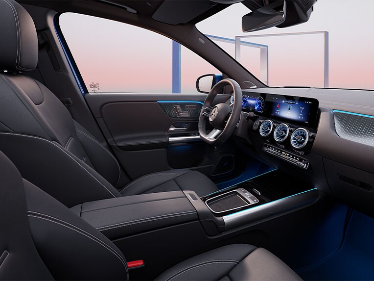 Comfort seats with memory function in the new EQA from Mercedes-Benz.