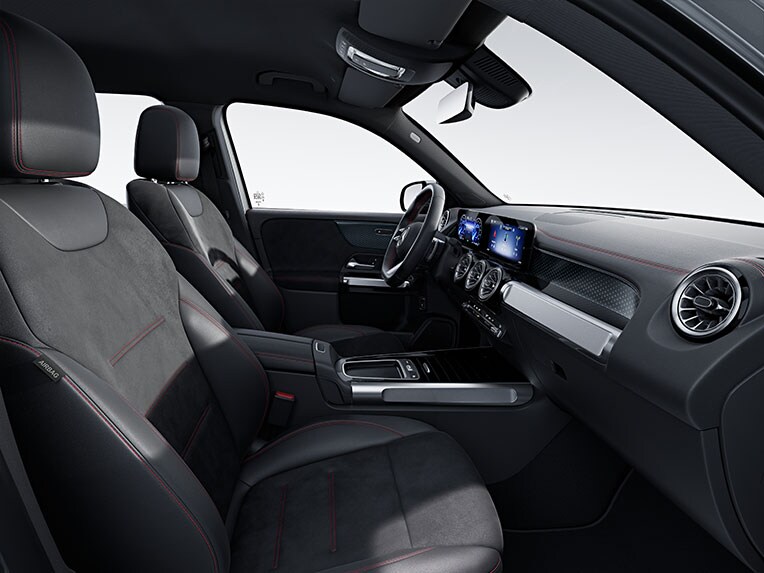Mercedes-Benz EQB車廂的AMG Line配件。