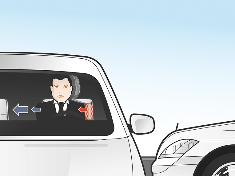 An illustration showing the Driving Assistance Package Plus.