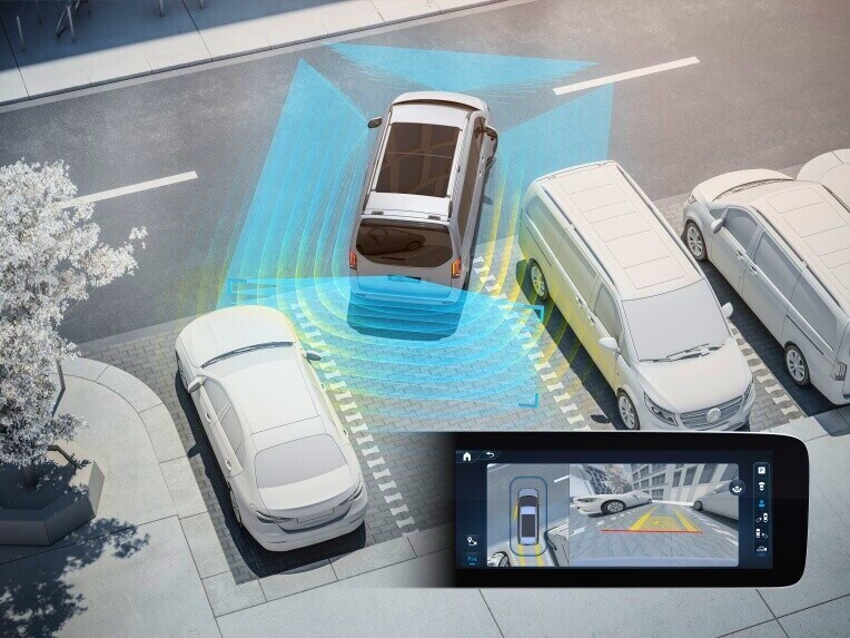 泊車套裝連360°攝像機和主動停車輔助系統不單能夠簡化尋找車位的過程，還能讓在泊入和駛離車位時提供幫助。