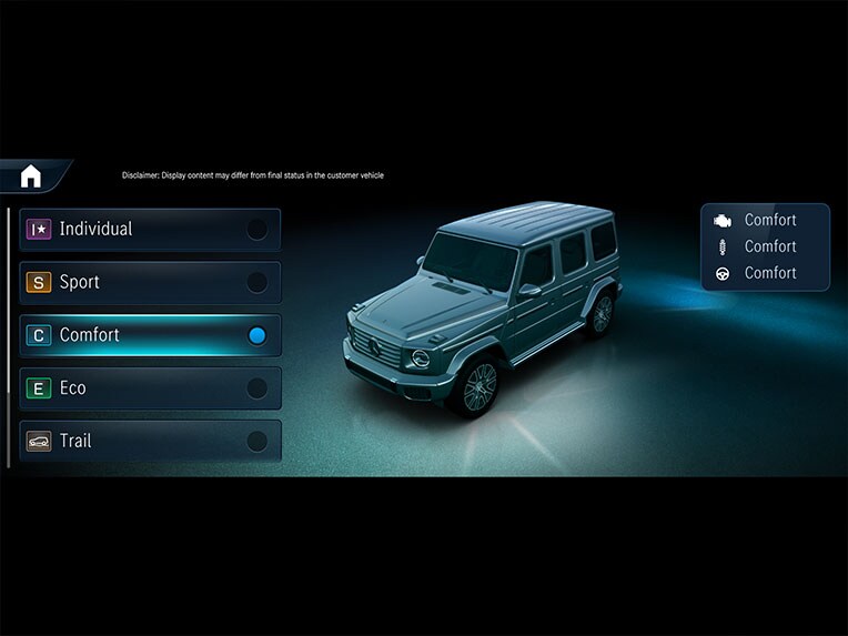 Mercedes-Benz G-Class的越野駕駛程式。