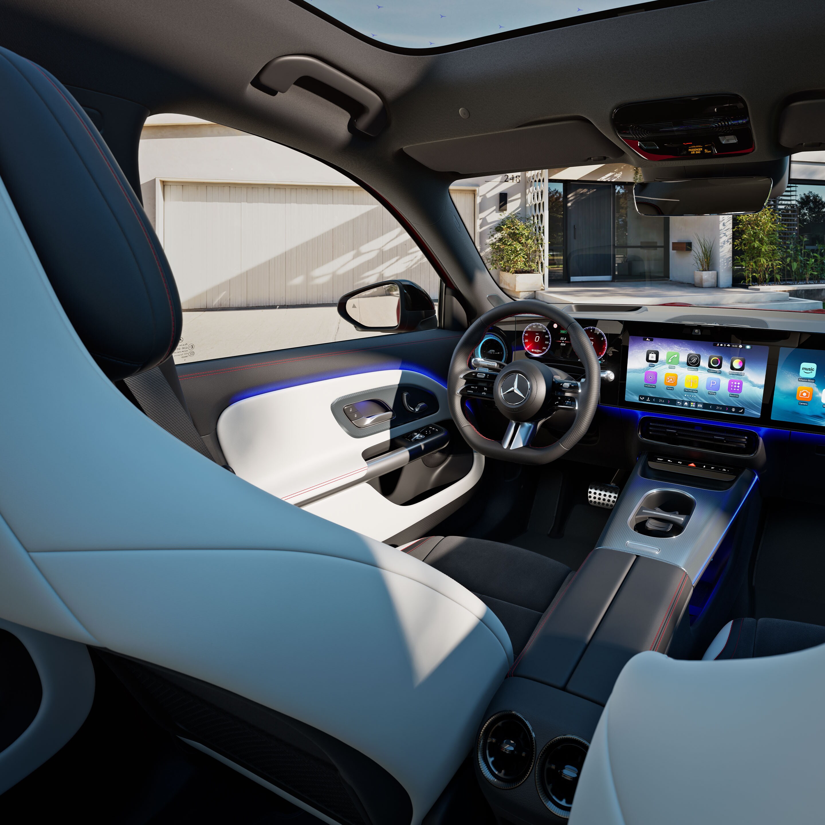 Mercedes-Benz全新 GLB 的車廂