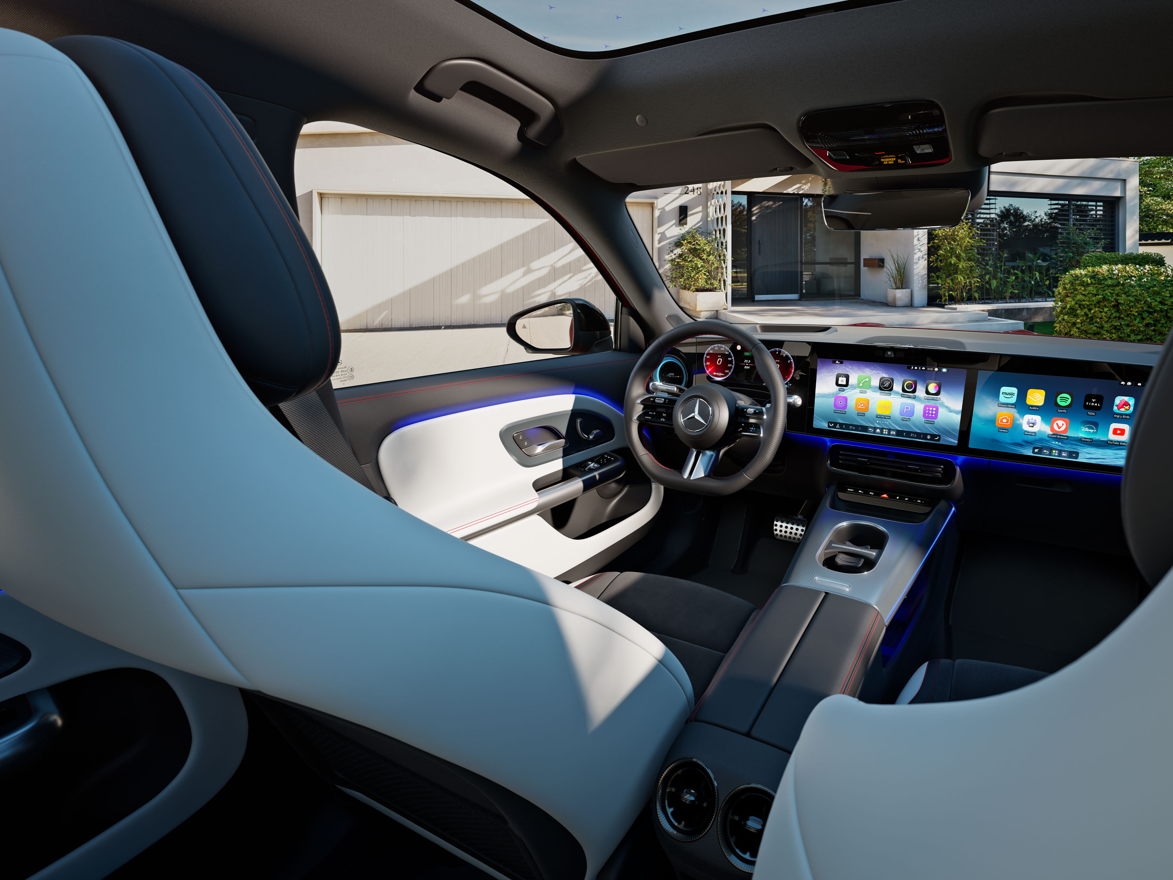 Interior | The all-new intelligent hybrid GLB | Mercedes-Benz The interior of the new GLB from Mercedes-Benz.