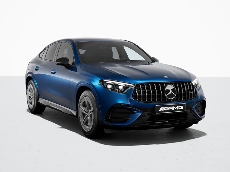 全新 Mercedes-AMG GLC 轎跑車配備AMG夜間套裝。