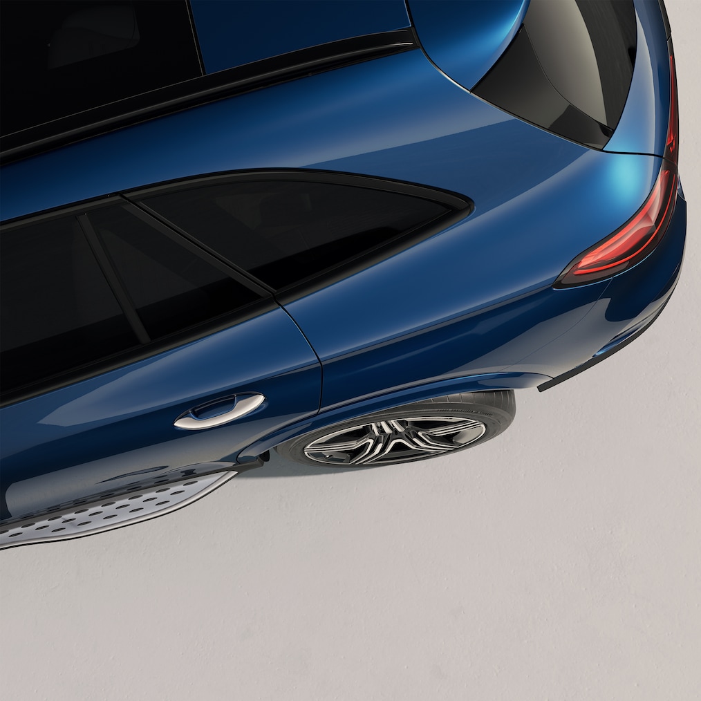 The chassis of the Mercedes-Benz GLC.