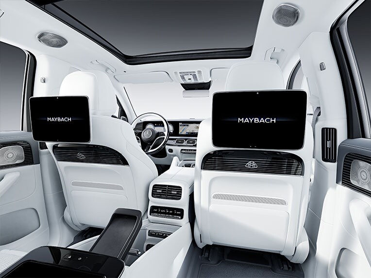 Mercedes-Maybach GLS車廂配備專屬飾邊套裝。
