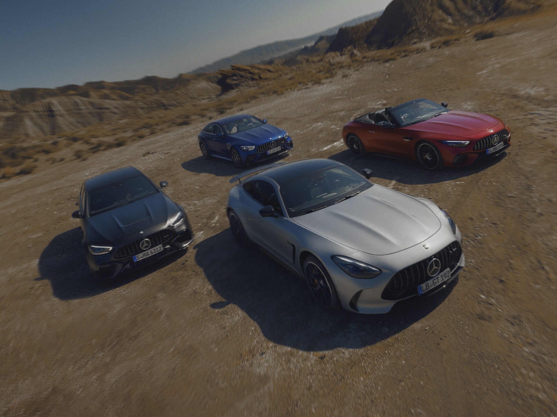 Overview of models from Mercedes-AMG.