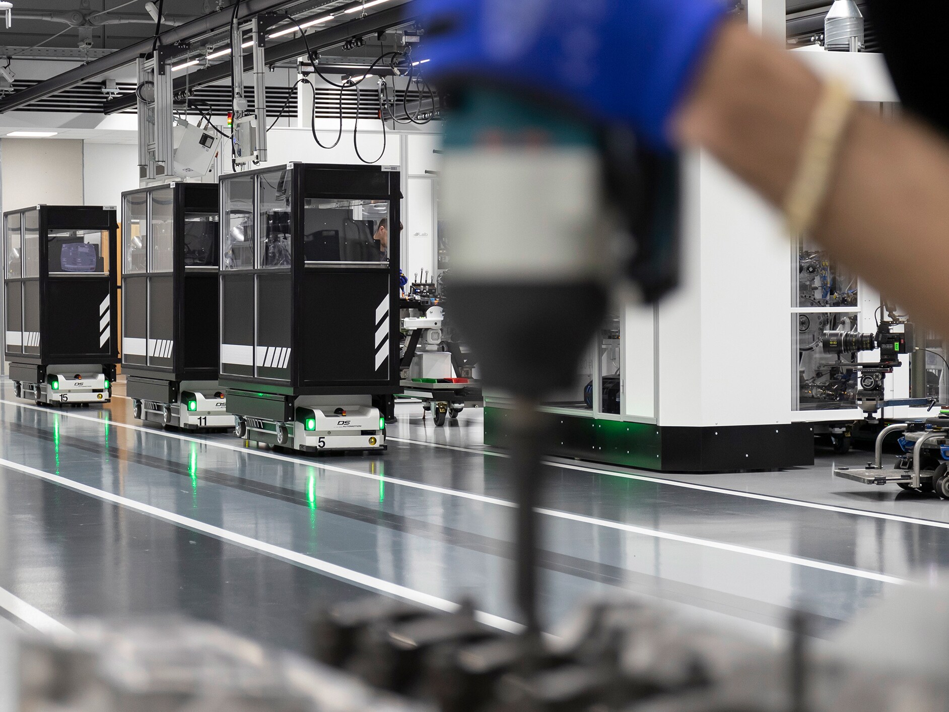 Mercedes-AMG的生產工廠。