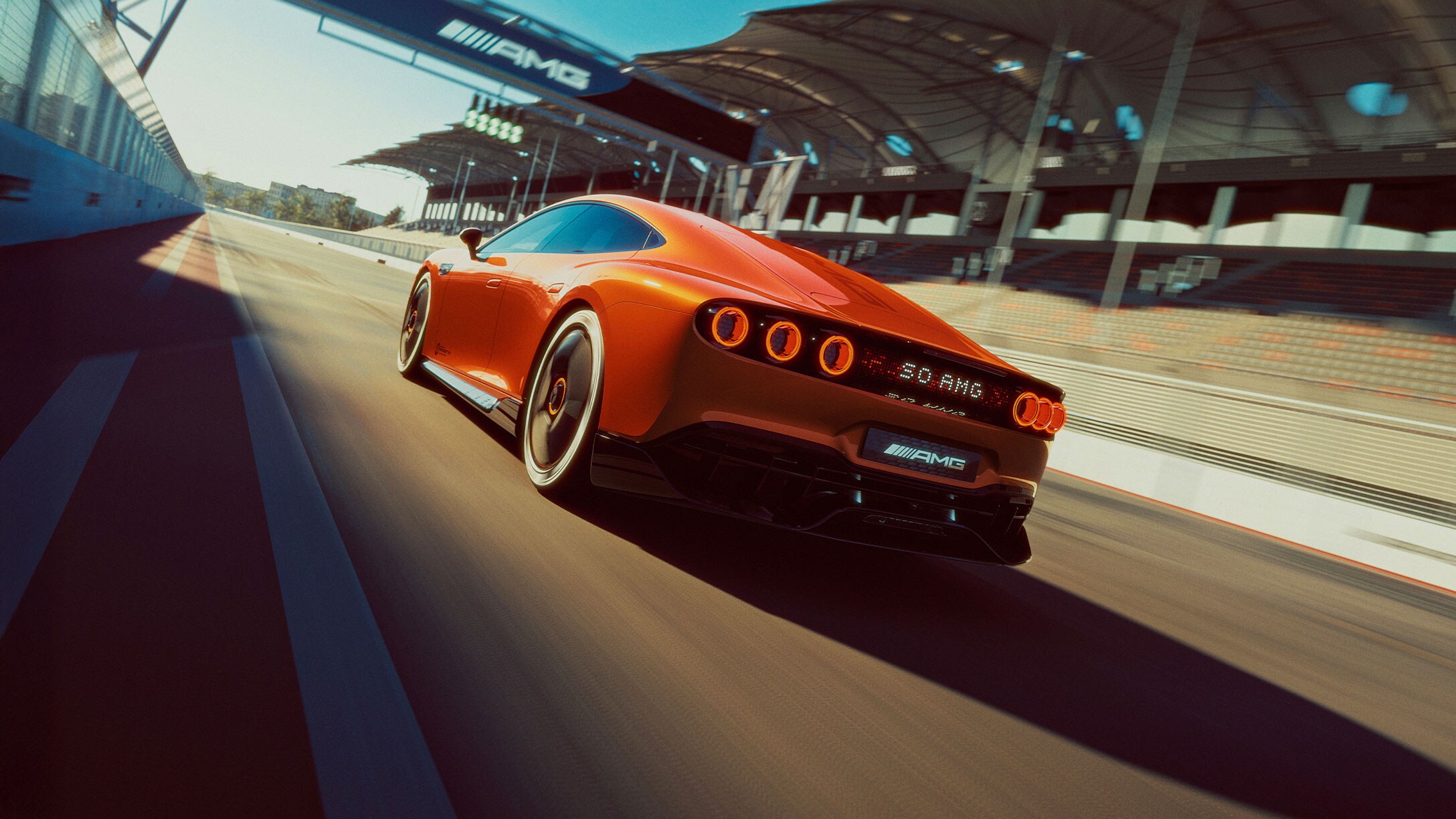 The new CONCEPT AMG GT XX with AMG Electric Architecture (AMG.EA) by Mercedes-AMG.