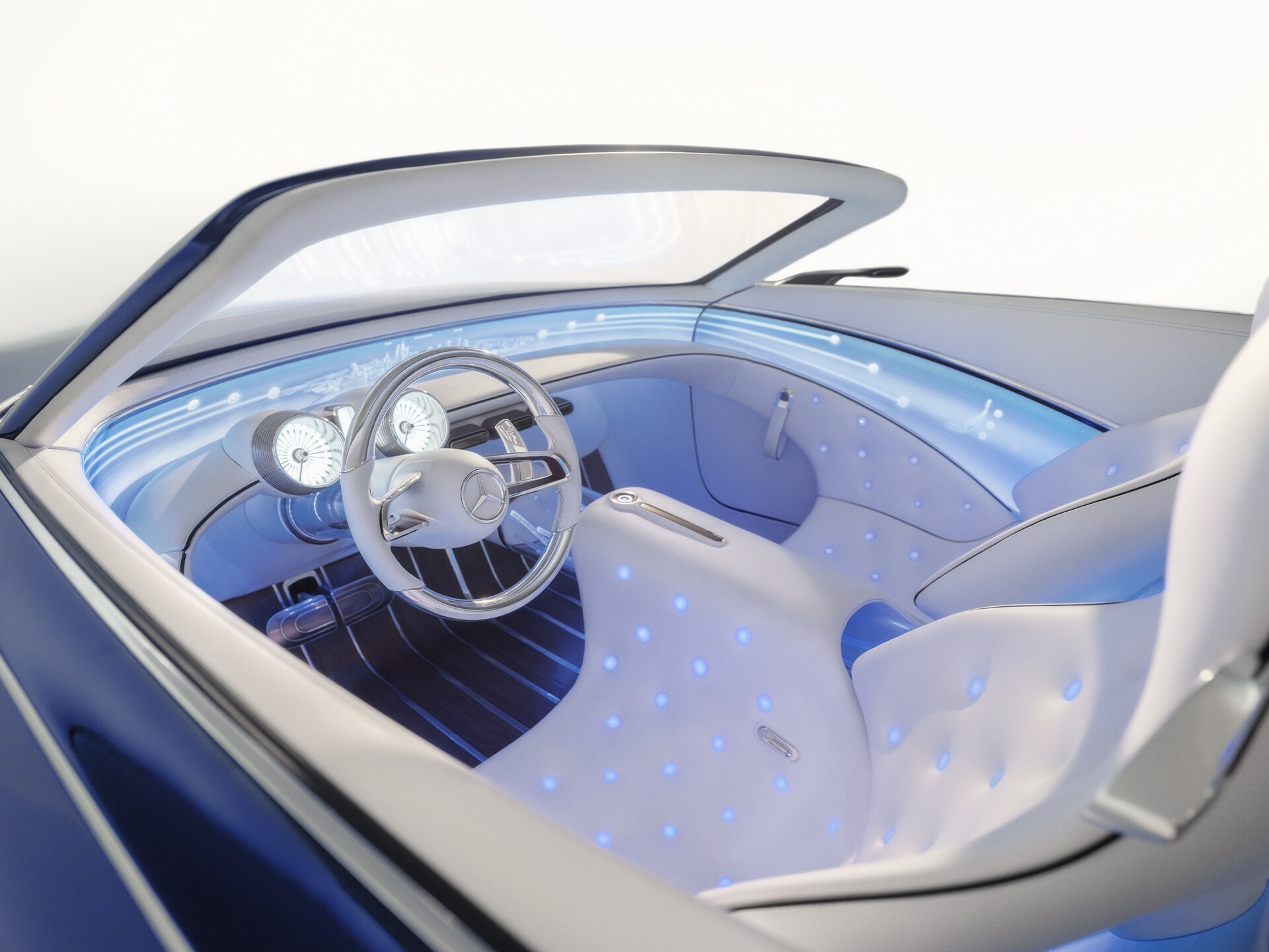 Mercedes-Maybach 內裝的未來願景。