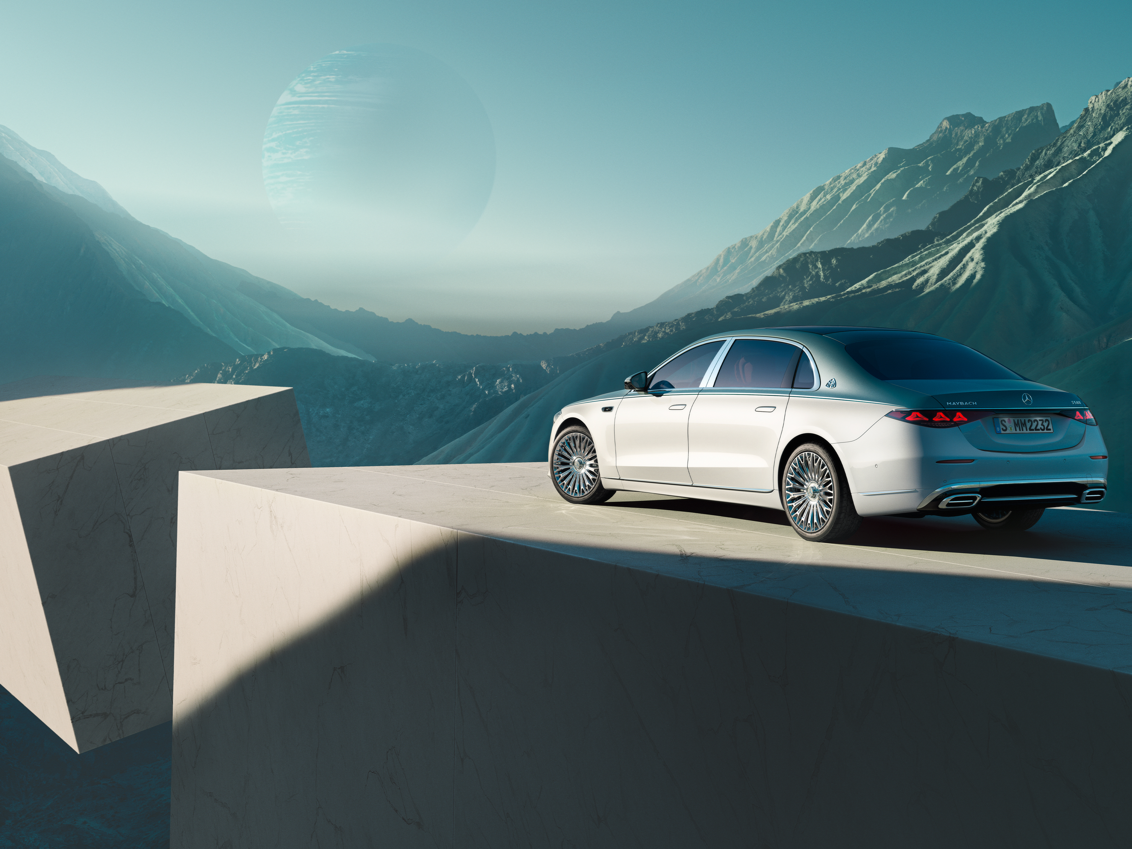 S-Class | 品牌 | Mercedes-Maybach Mercedes-Maybach S-Class 的偏側視圖。