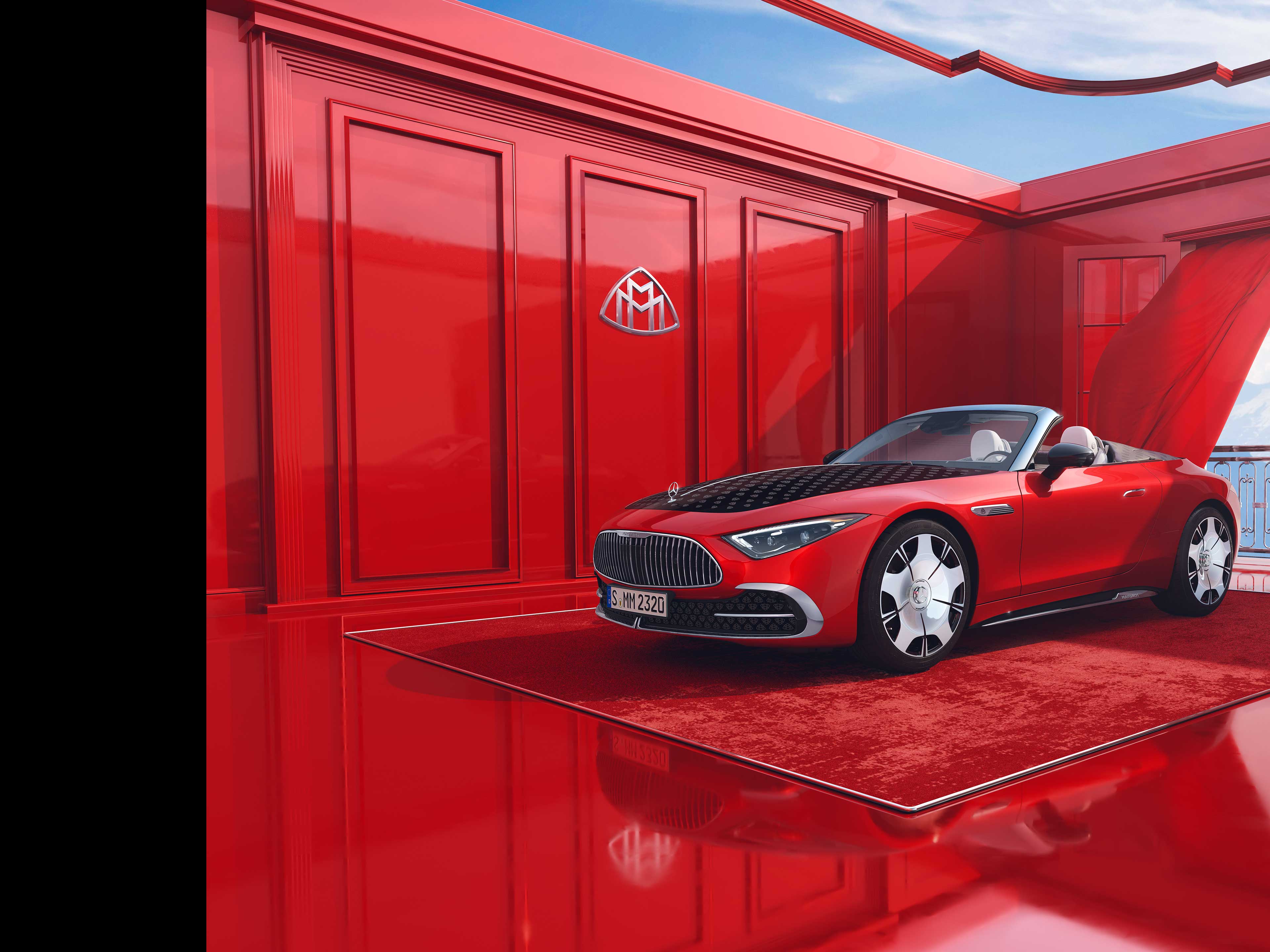 SL 680 | 品牌 | Mercedes-Maybach Mercedes-Maybach SL 680 Monogram Series側面圖。