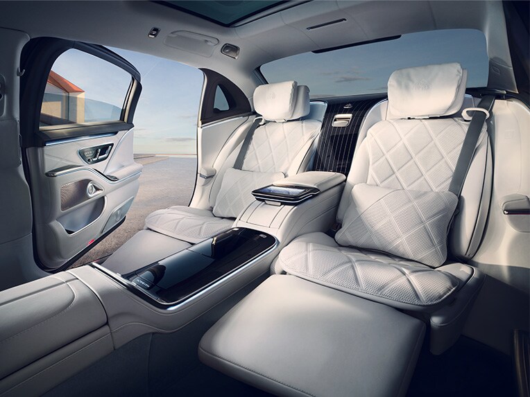 Rear area of the Mercedes-Maybach S-Class.