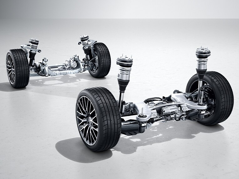 Mercedes-Benz S系列房車的 AIRMATIC 。