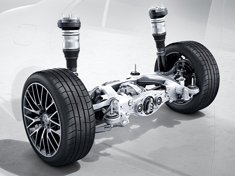 Mercedes-Benz S系列房車的後軸轉向。