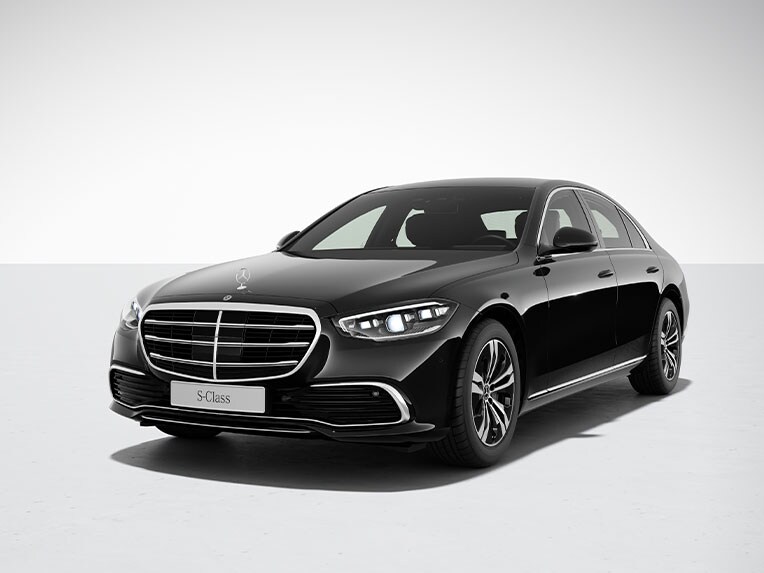 配備標準配備的 Mercedes-Benz S系列房車車身。
