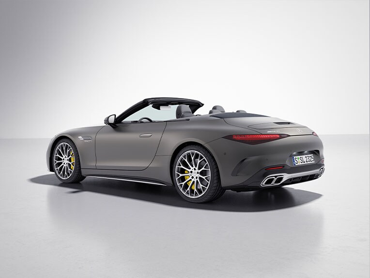 Exterior of the Mercedes-AMG SL Roadster with AMG Aerodynamics Package.