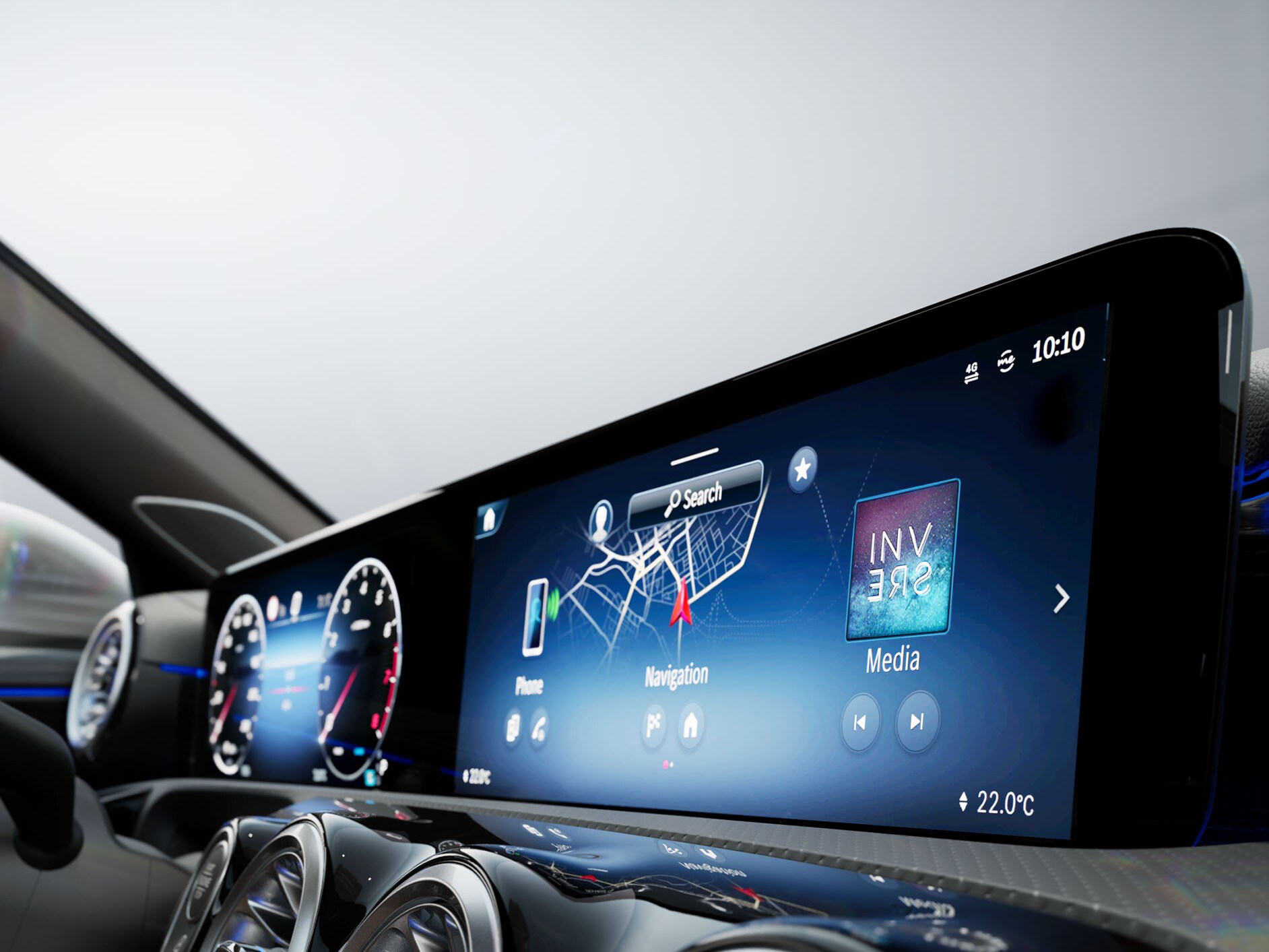 Mercedes-Benz的車廂。