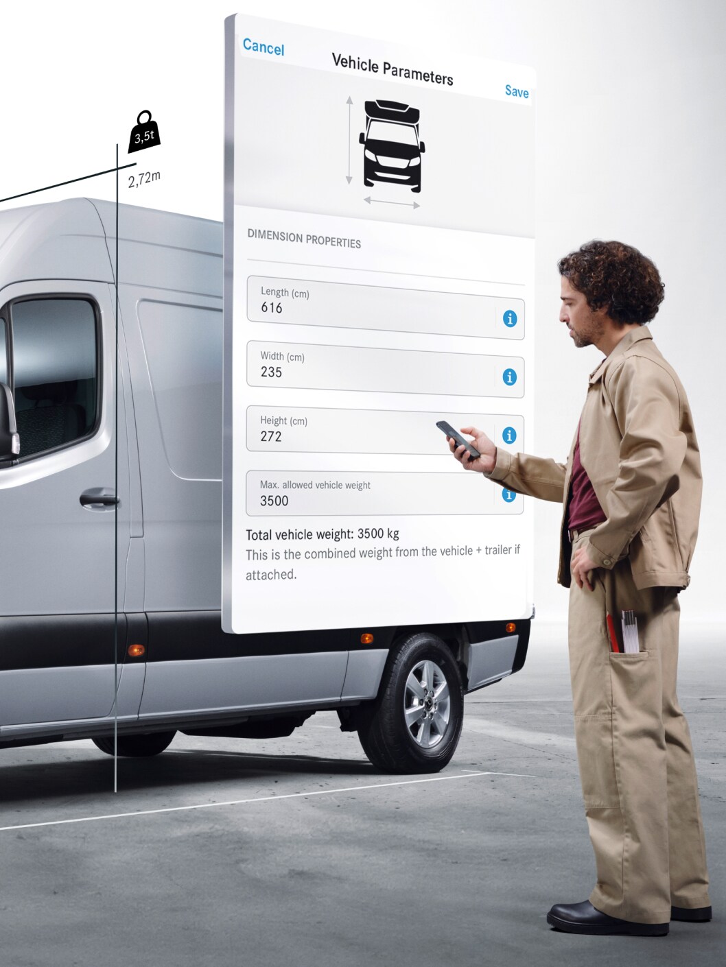 The Digital Extras for the Mercedes-Benz eSprinter Chassis.