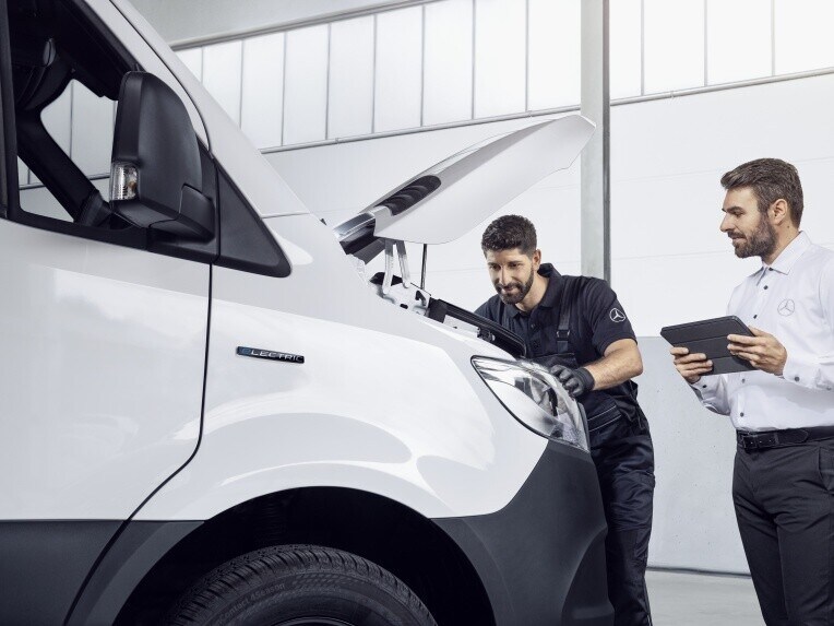 The Integrated Maintenance Package for your Mercedes-Benz eSprinter Panel Van.