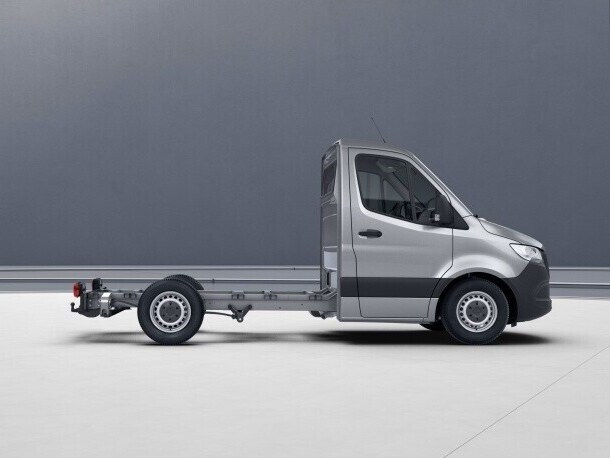 The Sprinter chassis in the compact vehicle length with standard cab.