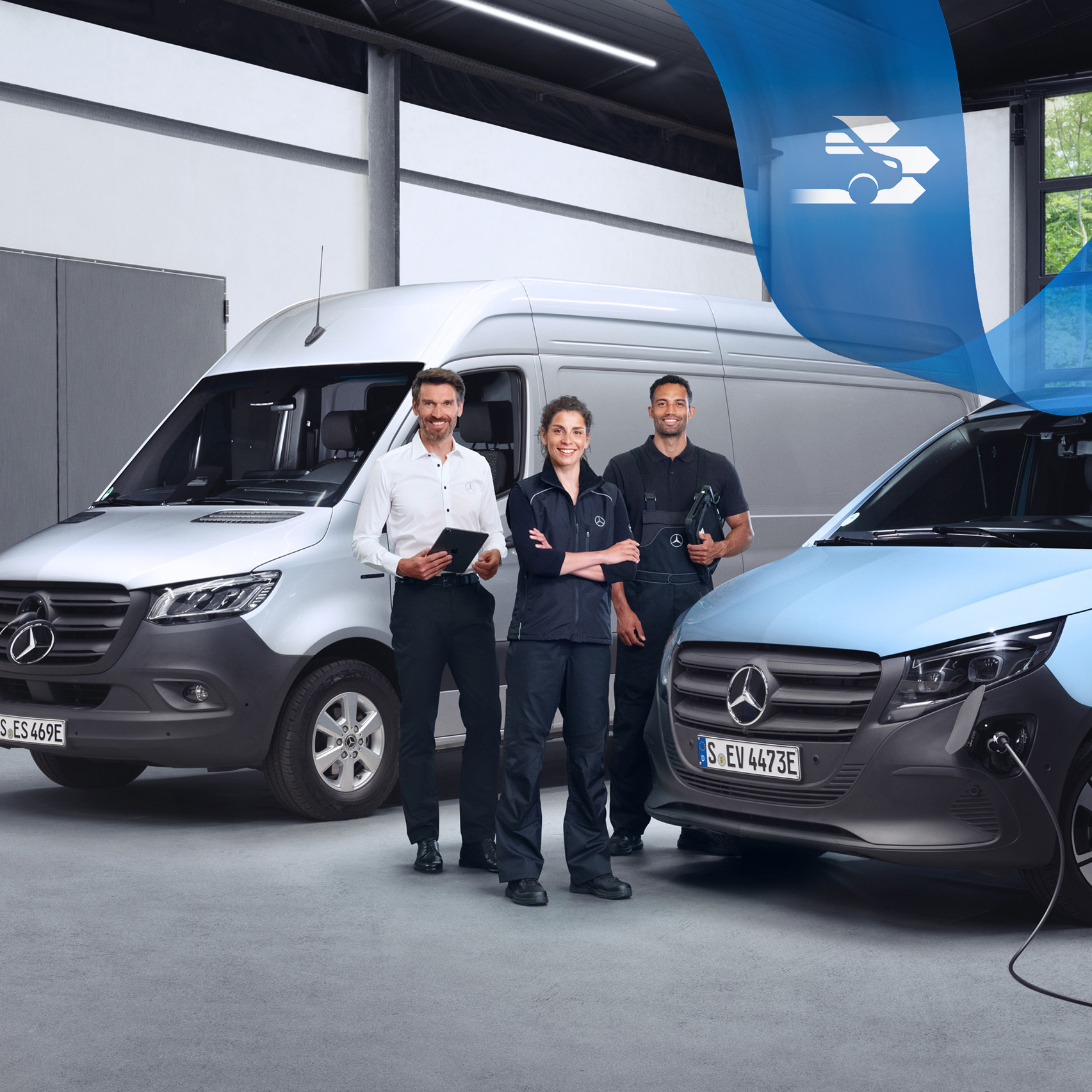 Mercedes-Benz | 電動車服務 Mercedes 電動小型商用車服務,實現可持續出行和最大可用性。